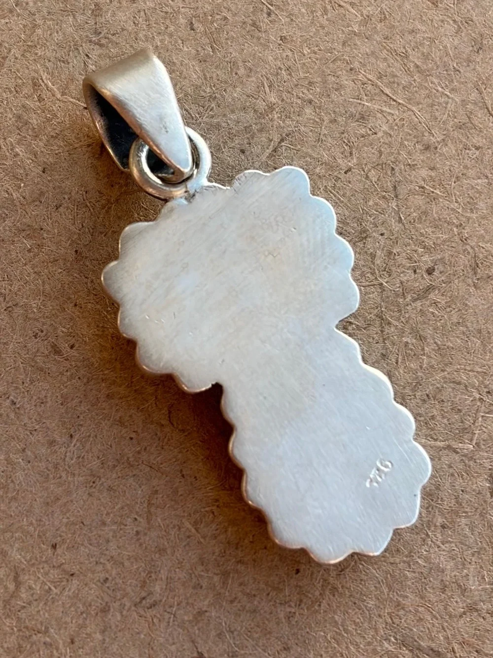 925 Sterling Santa Maria Turquoise Double Drop Pendant